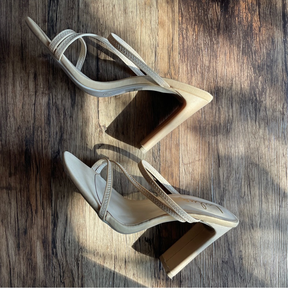 Lulu’s Ferrara Natural High Heel Sandals